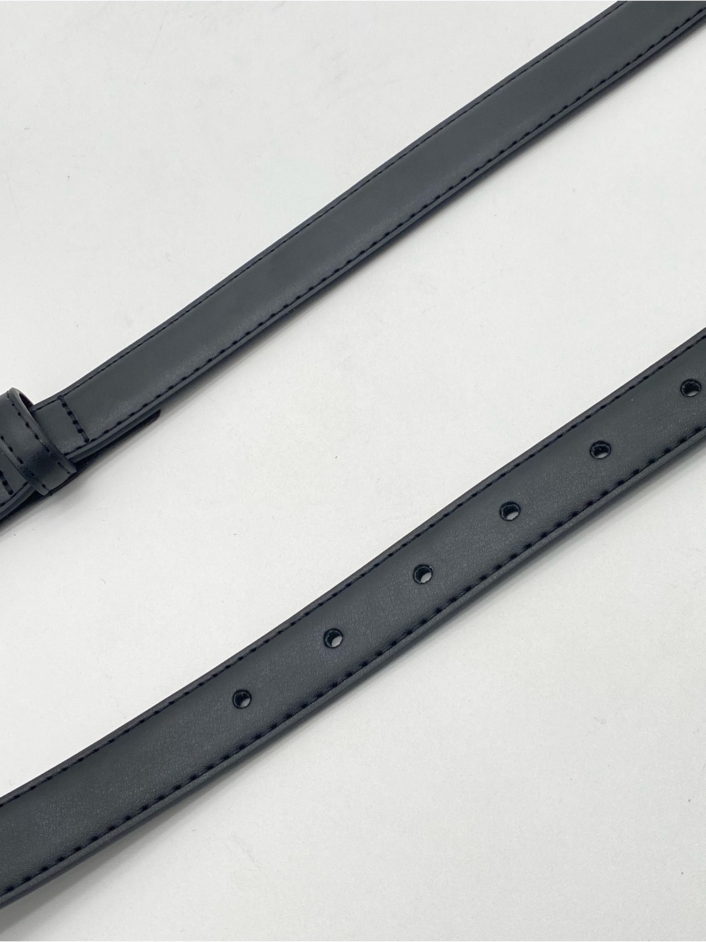 Celine Triomphe Gold Logo Black Leather Belt 105 CM/XL - Picture 13 of 16